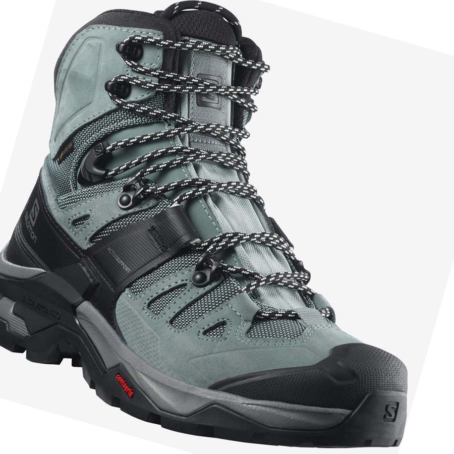 Salomon WoQUEST 4 GORE-TEX Kadın Yürüyüş Ayakkabısı Mavi | TR 2781VRW